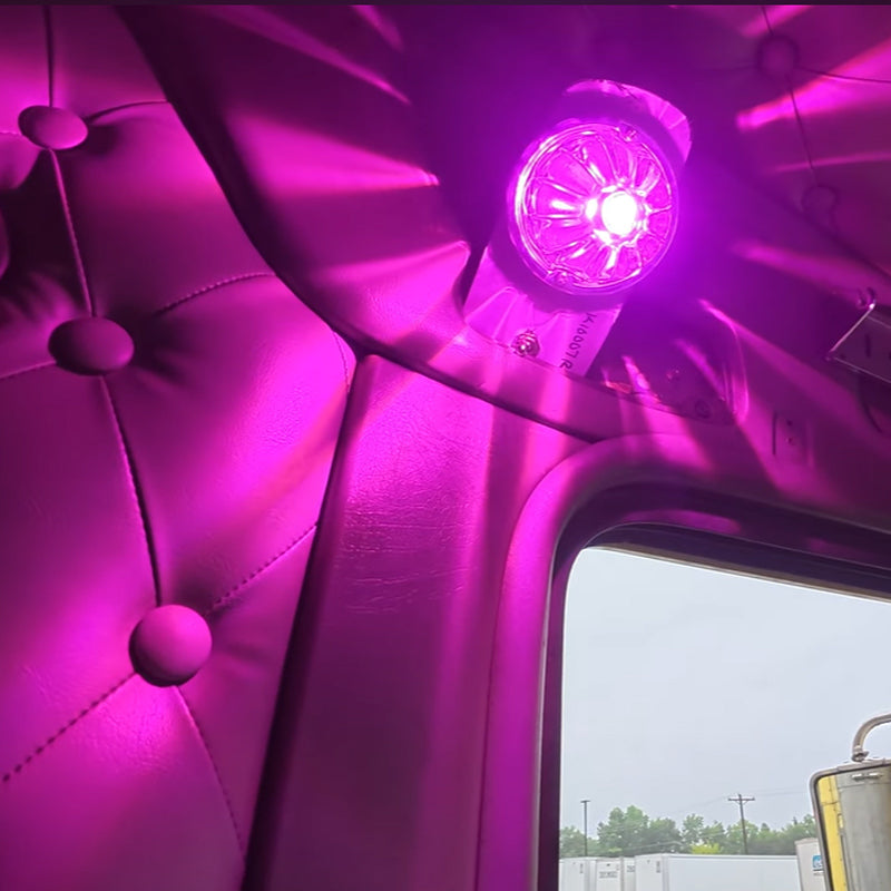 2Pcs glass watermelon lights turn signals with stainless steel brackets