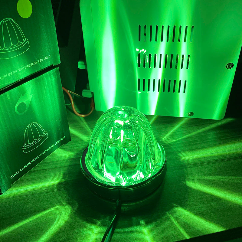 2 Pieces Amber Glass Lens Watermelon Lights